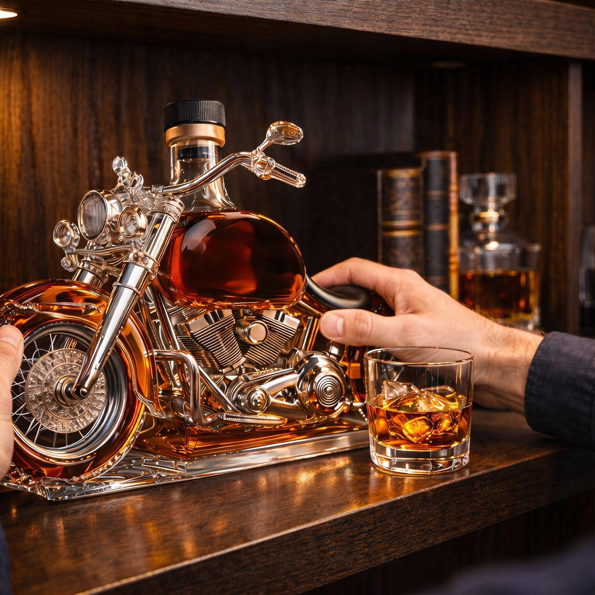 Whisky Karaffel – Harley-Davidson-utgave